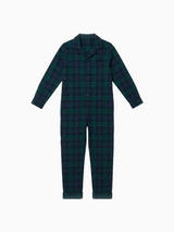 The Checked KIDS Pyjamas Jumpsuit | Green
