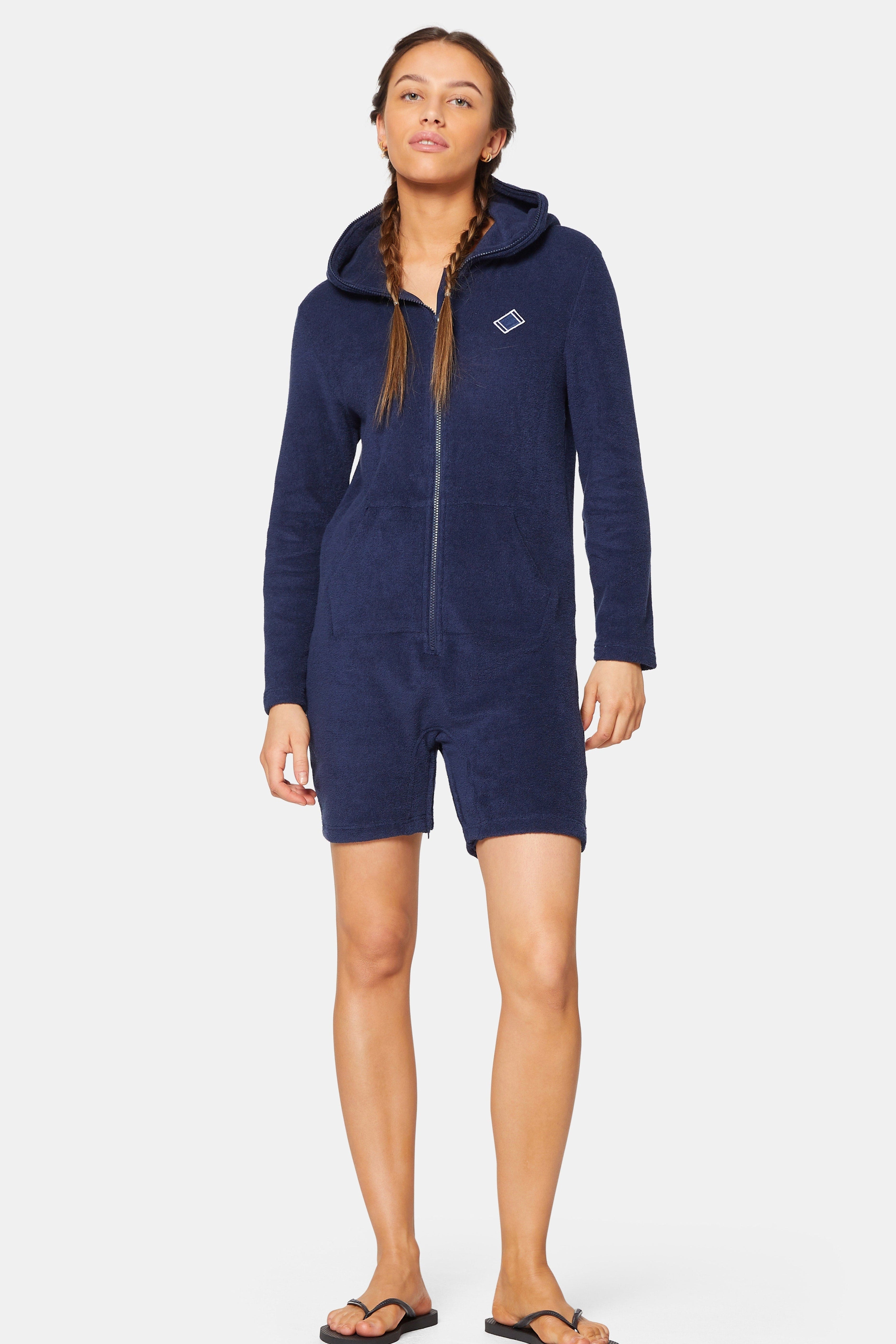 Towel Club X Onepiece Towel Jumpsuit Navy