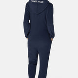 Towel Club Long Jumpsuit Navy