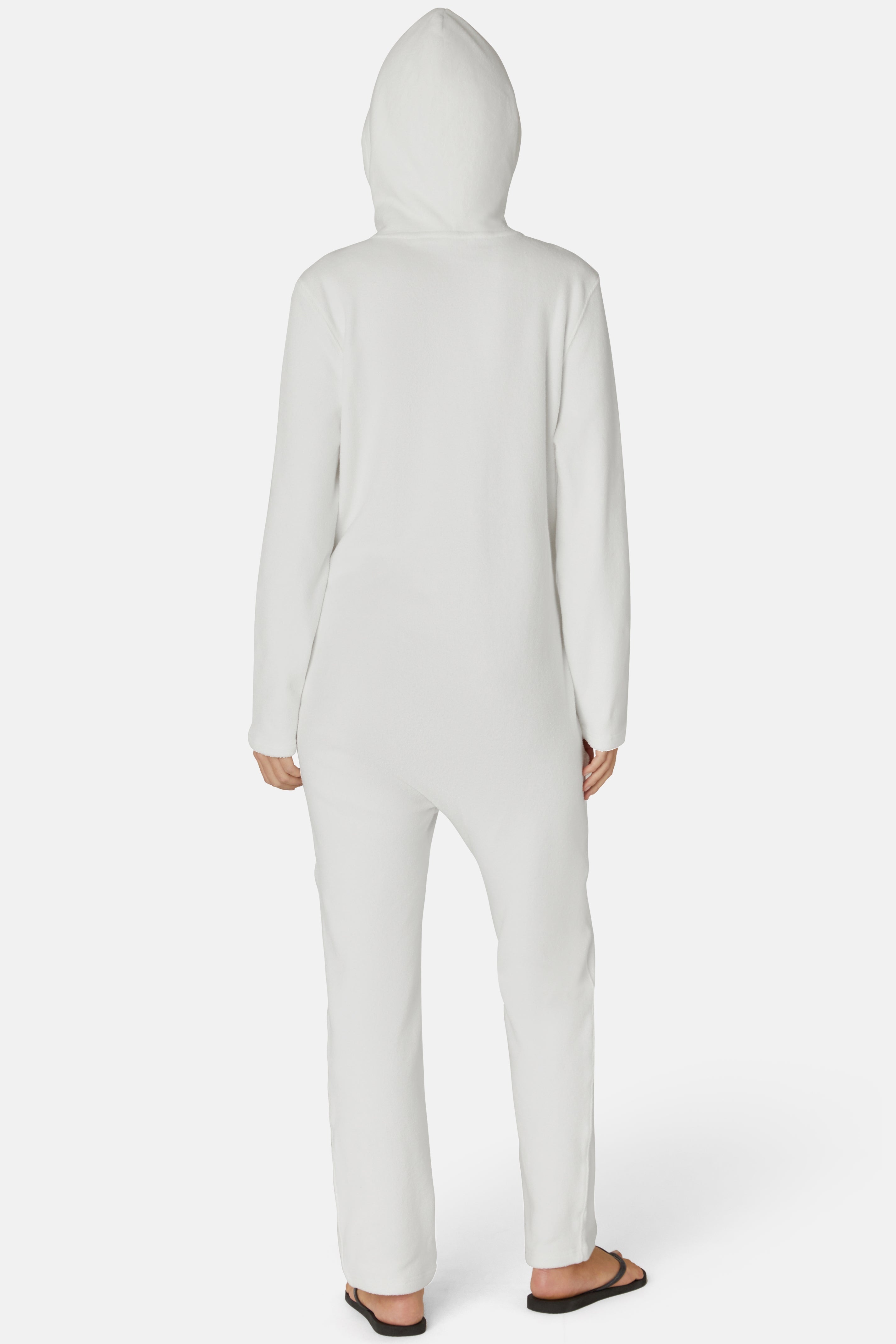 Towel Club Long Jumpsuit Off White