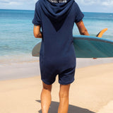 Towel Club Shortsleeve Jumpsuit Navy