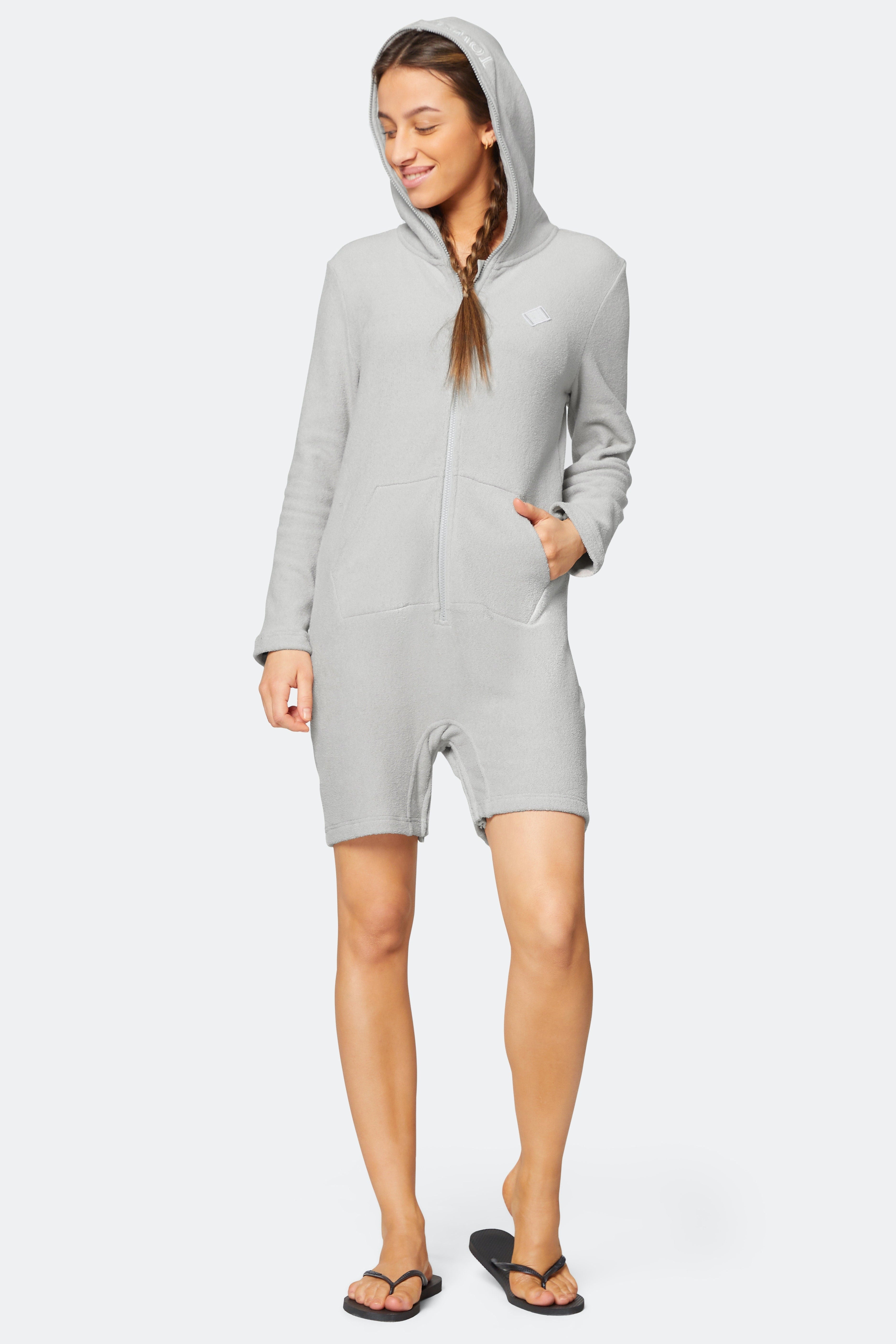 Towel Club X Onepiece Towel Jumpsuit Light Grey