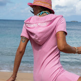 Towel Club Short Fitted Jumpsuit Light Pink