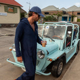 Towel Club Long Jumpsuit Navy