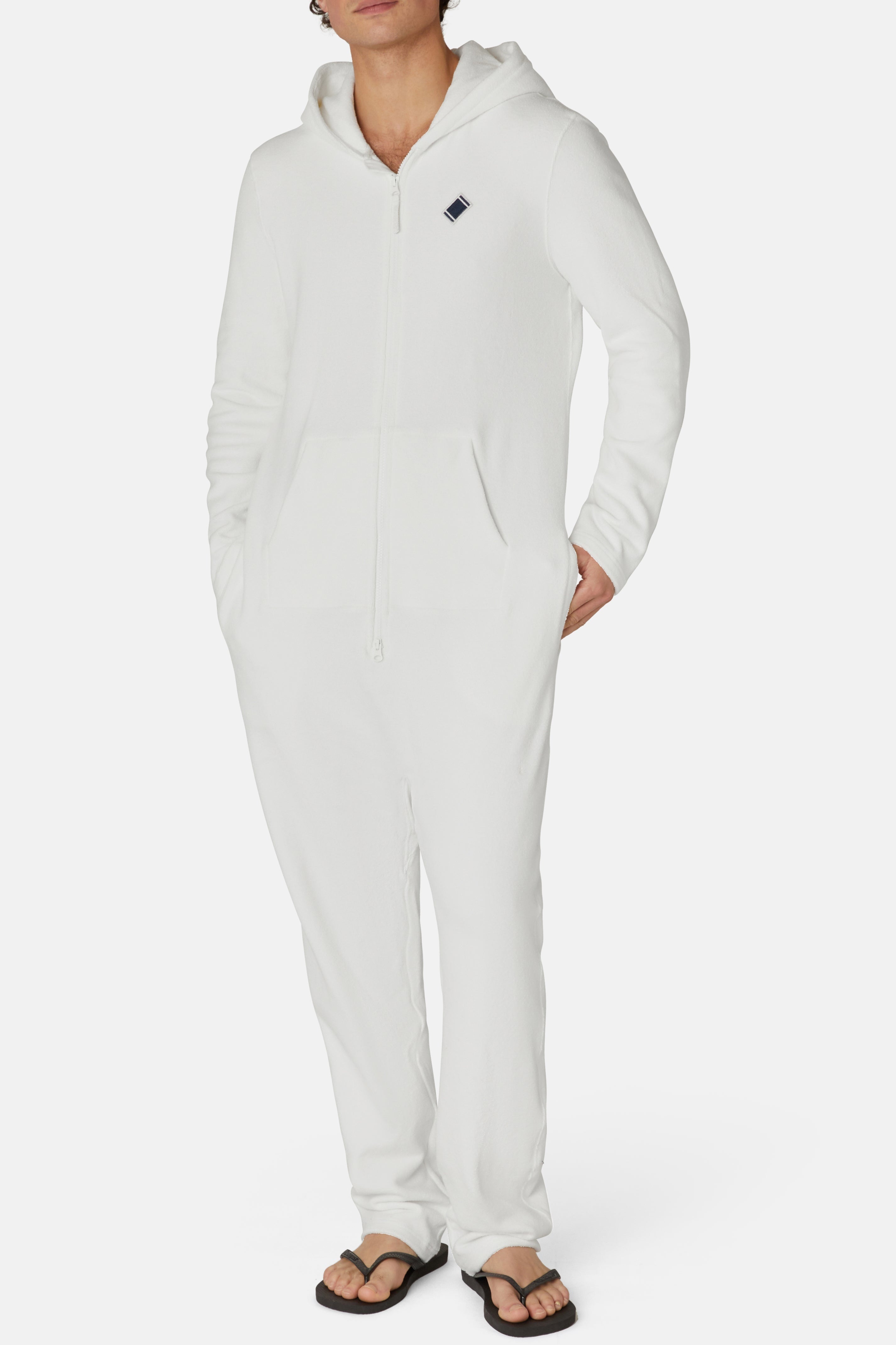 Towel Club Long Jumpsuit Off White