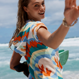 Towel Club Short Fitted Jumpsuit Print