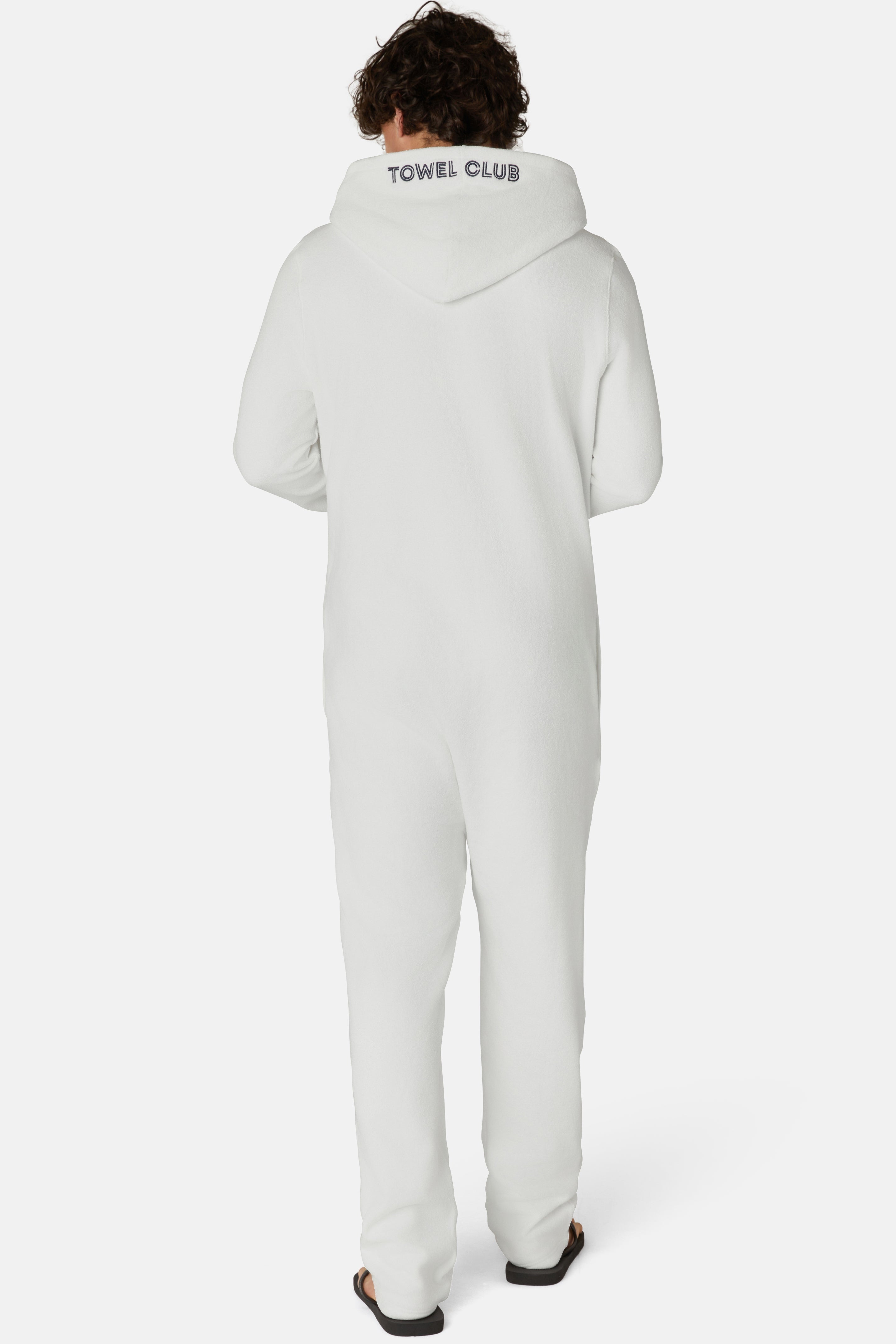 Towel Club Long Jumpsuit Off White