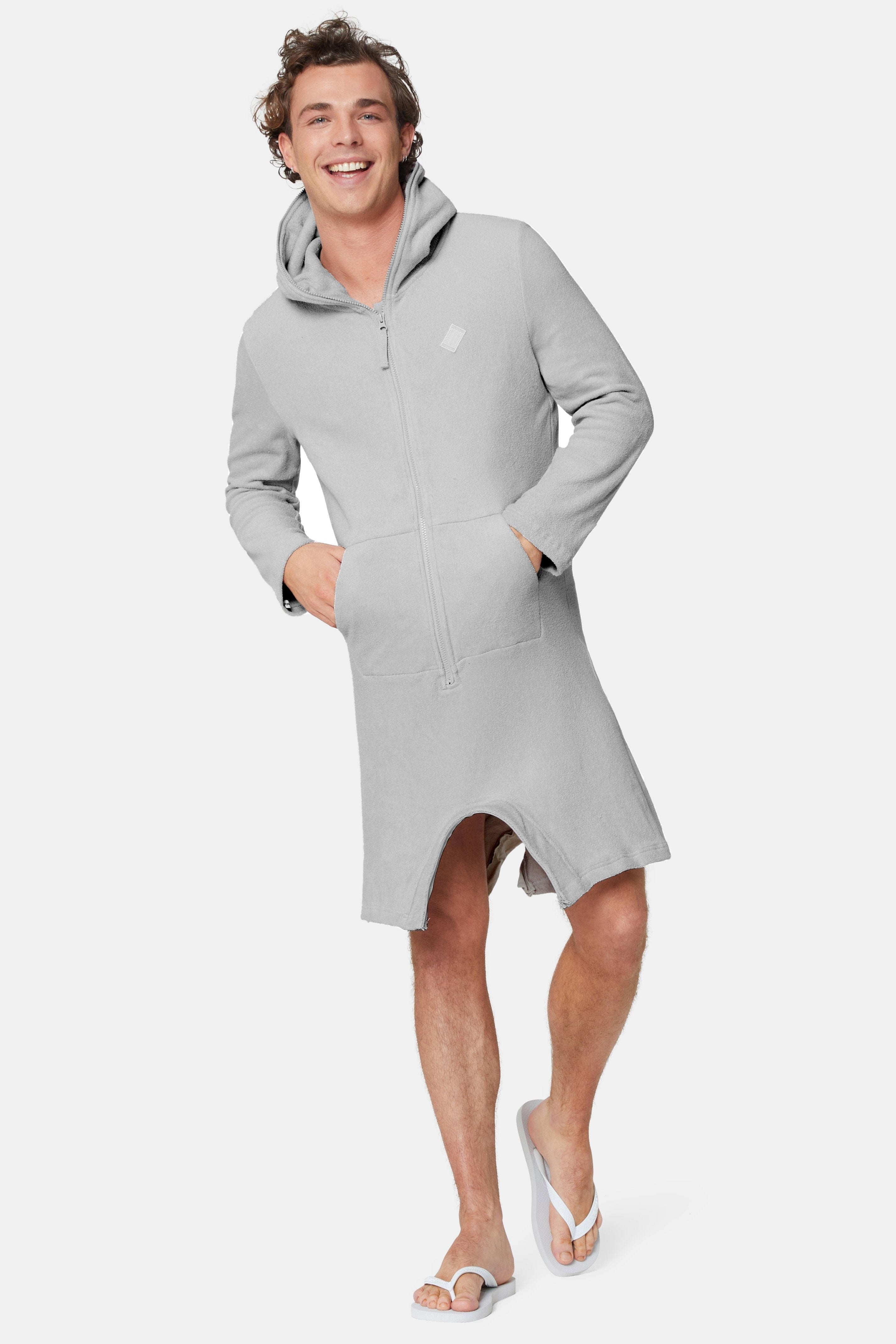 Towel Club X Onepiece Towel Jumpsuit Light Grey