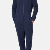 Towel Club Long Jumpsuit Navy