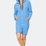Towel Club X Onepiece Towel Jumpsuit Mid Blue