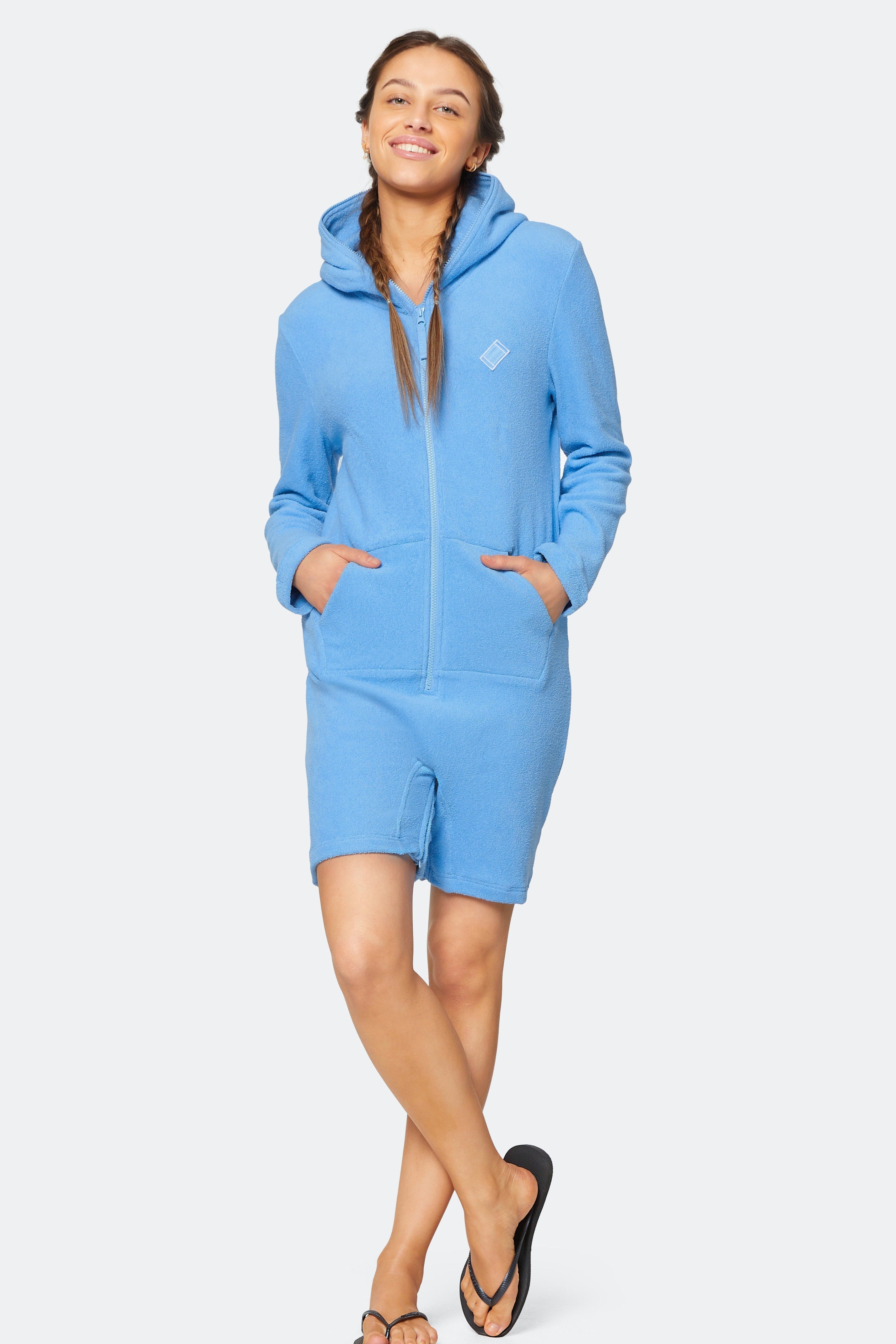 Towel Club X Onepiece Towel Jumpsuit Mid Blue