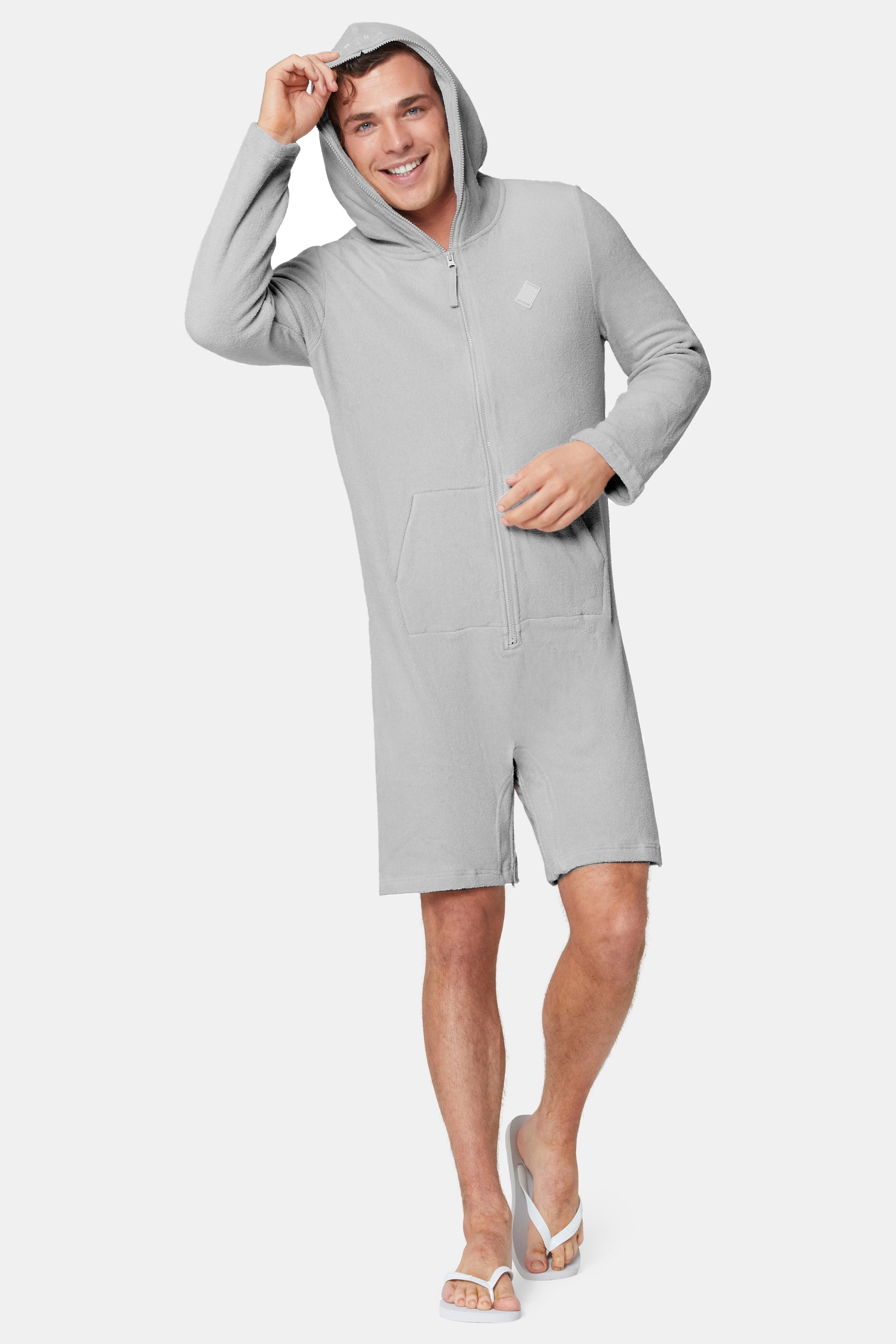 Towel Club X Onepiece Towel Jumpsuit Light Grey