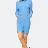 Towel Club X Onepiece Towel Jumpsuit Mid Blue