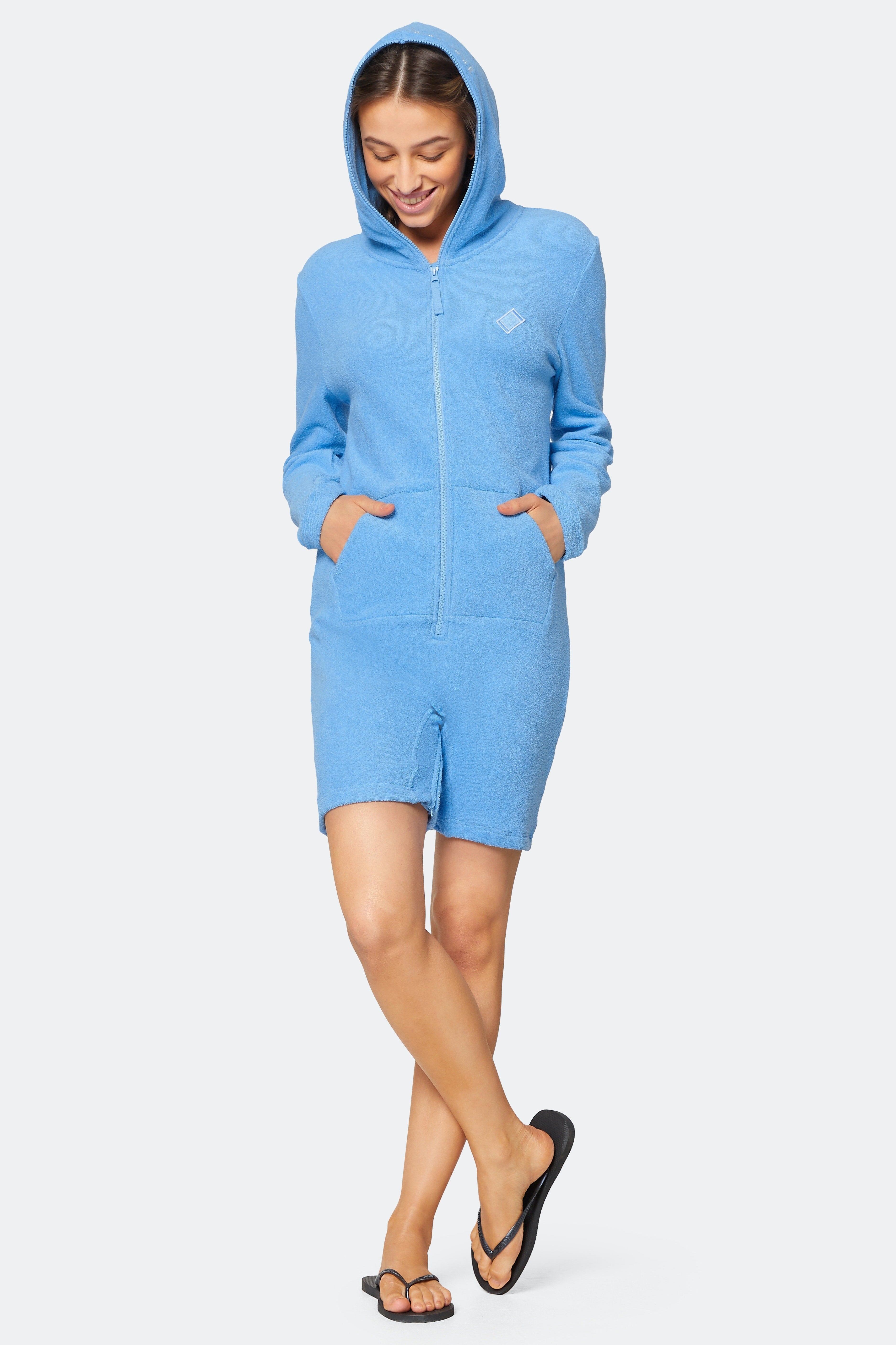Towel Club X Onepiece Towel Jumpsuit Mid Blue
