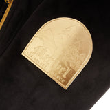 Alps Soft Velvet Fitted Jumpsuit Black