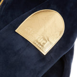 Alps Soft Velvet Fitted Jumpsuit Navy