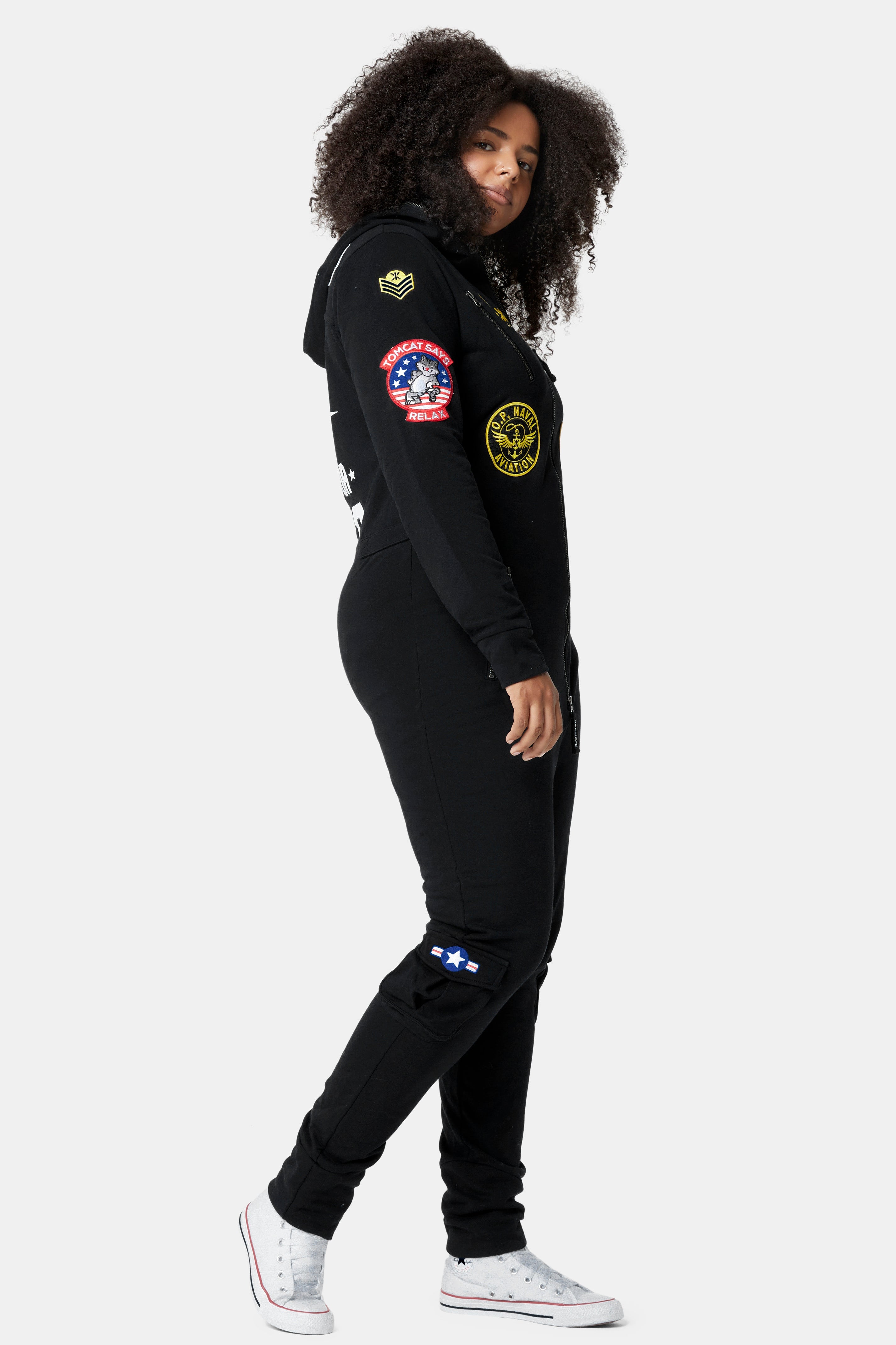 Aviator Onesie Black