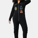 Aviator Onesie Black