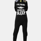 Aviator Onesie Black