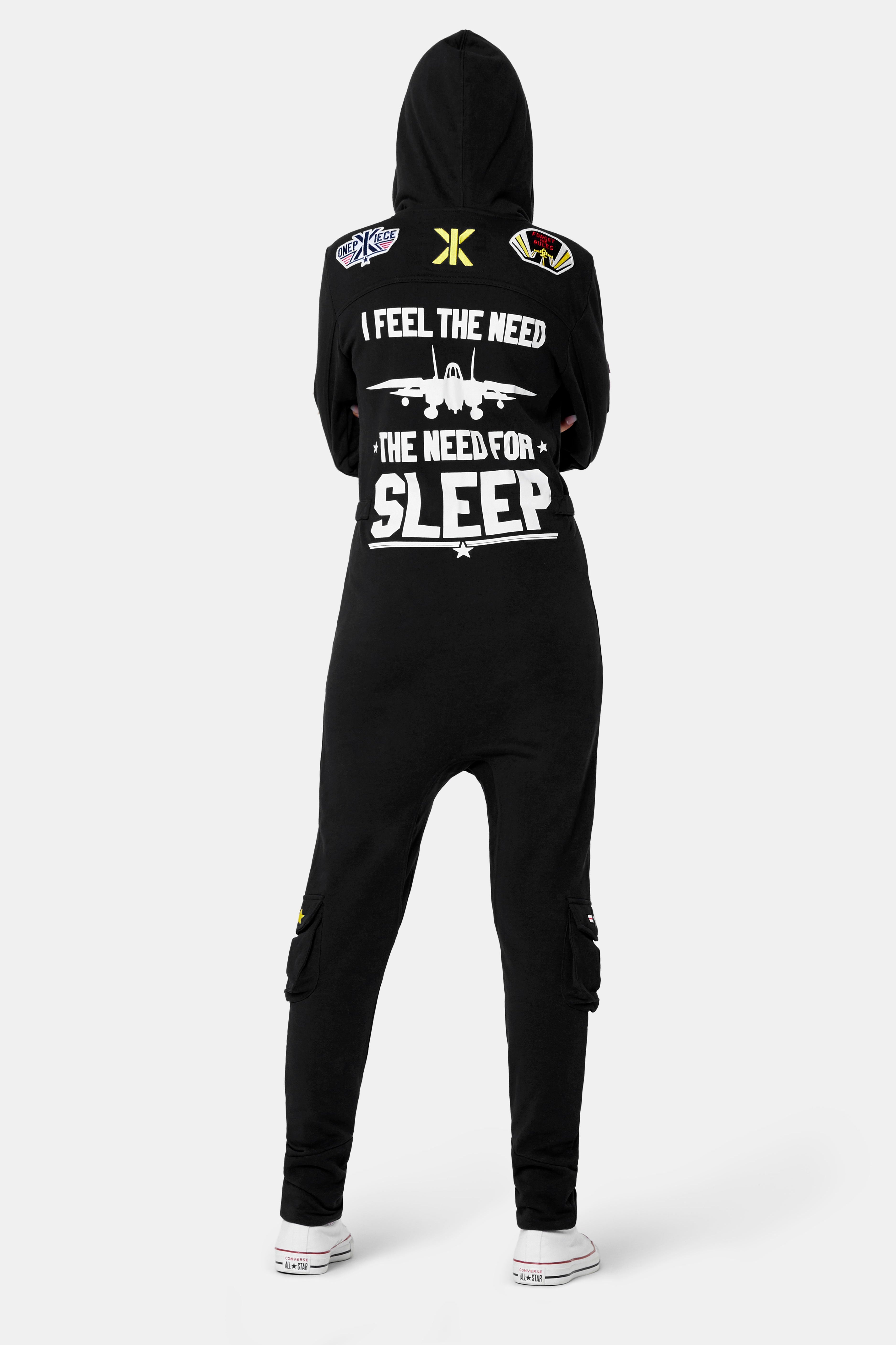 Aviator Onesie Black