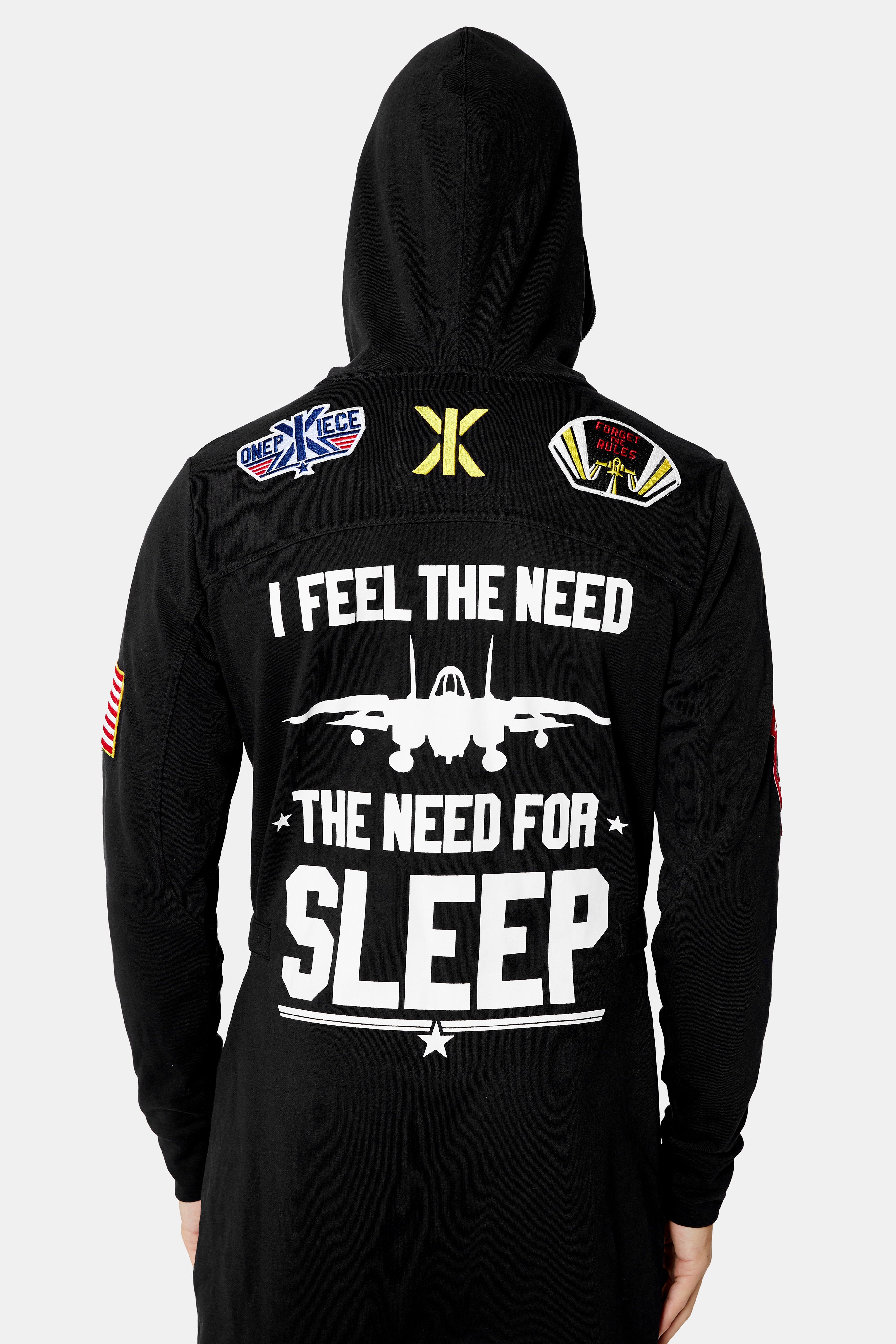Aviator Onesie Black