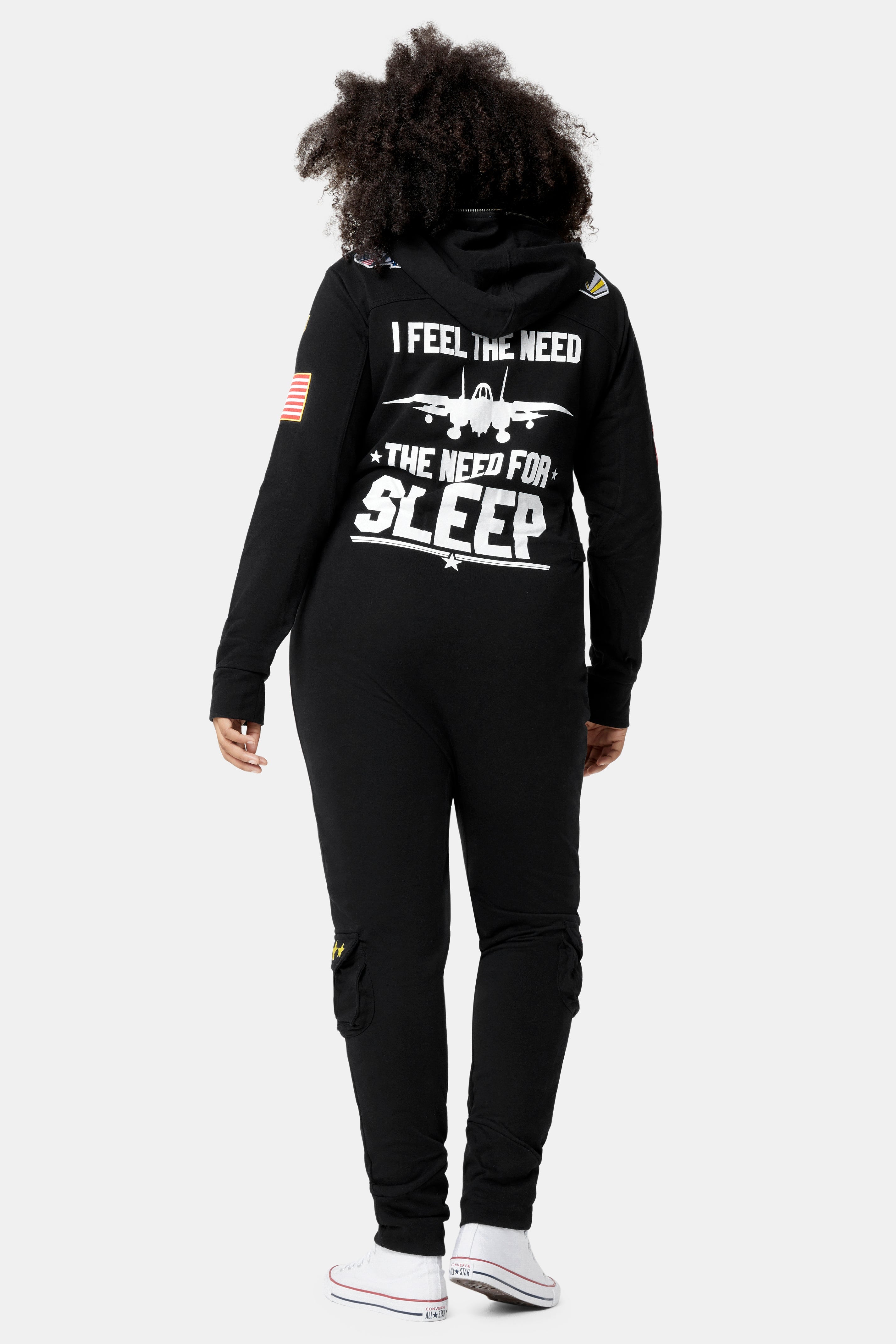 Aviator Onesie Black