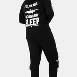 Aviator Onesie Black