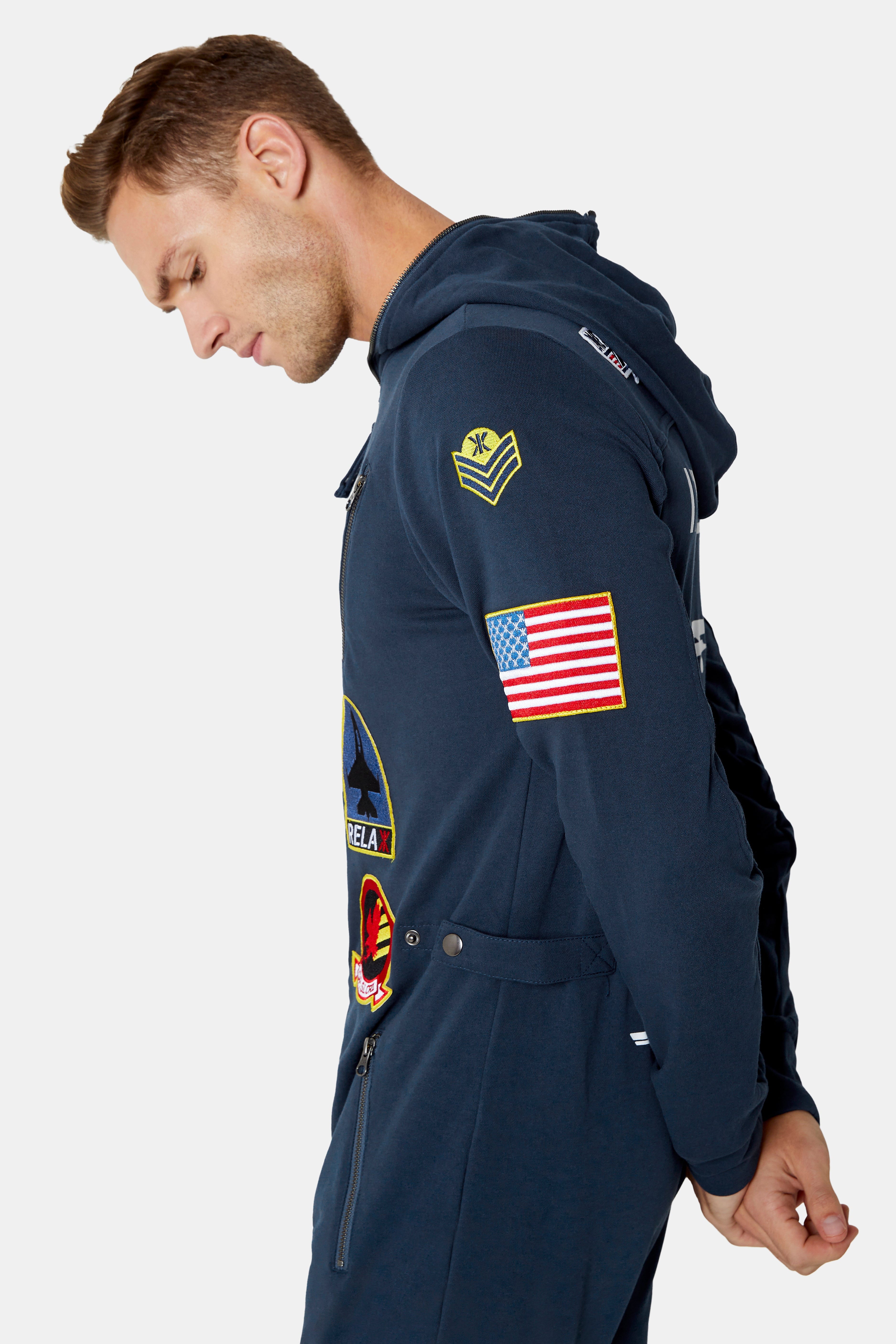 Aviator Onesie Midnight Blue