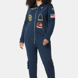 Aviator Onesie Midnight Blue