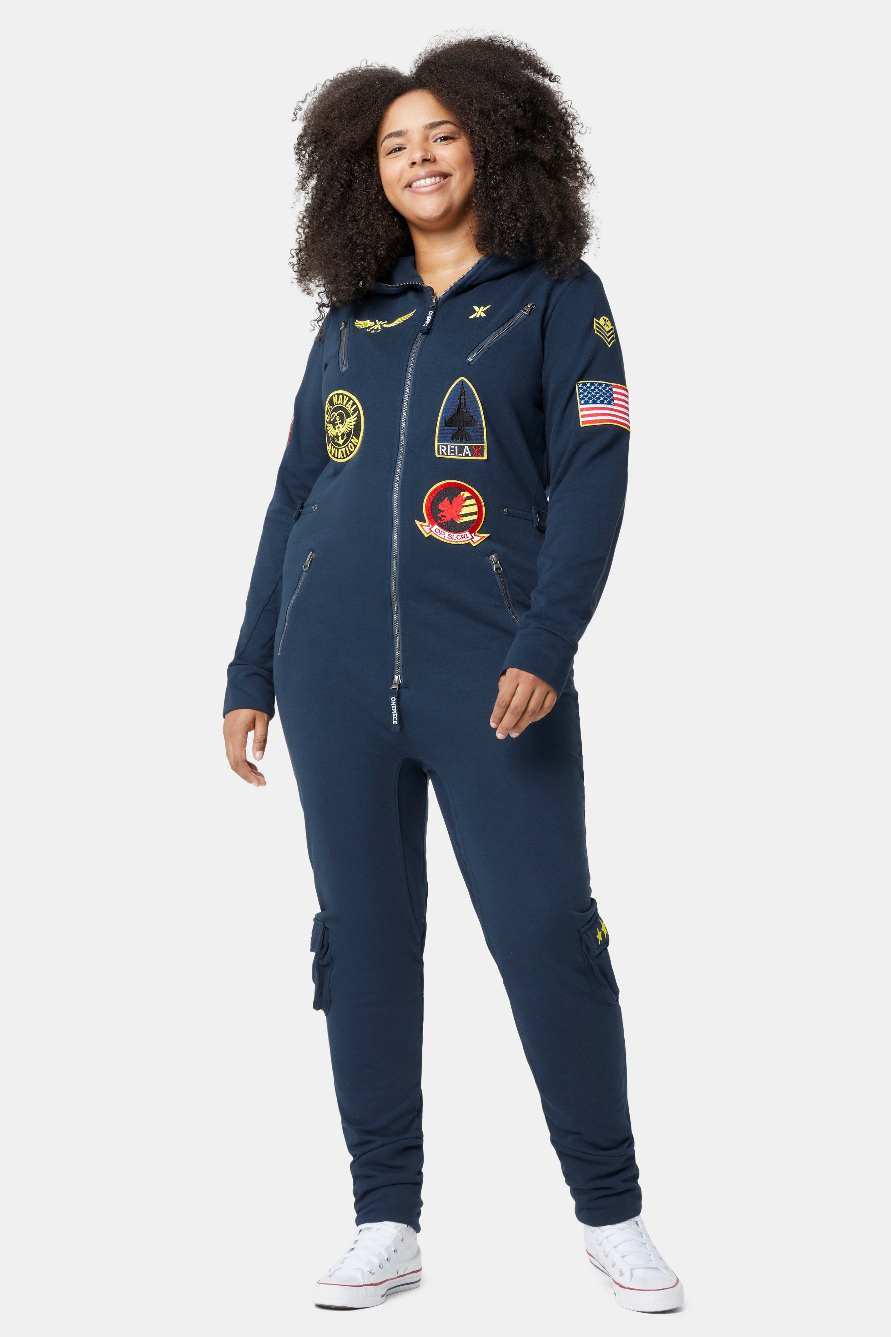 Aviator Onesie Midnight Blue