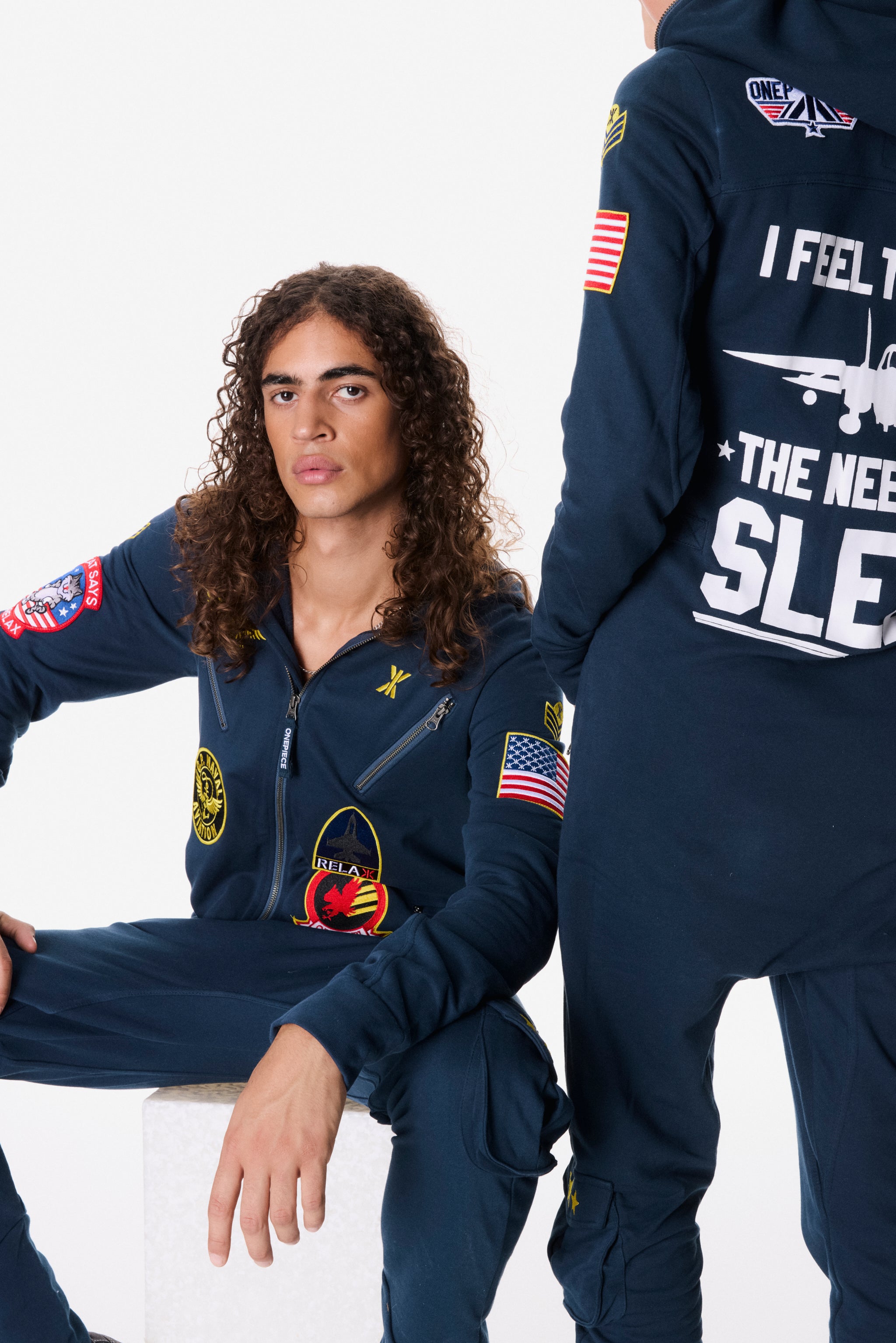 Aviator Onesie Midnight Blue