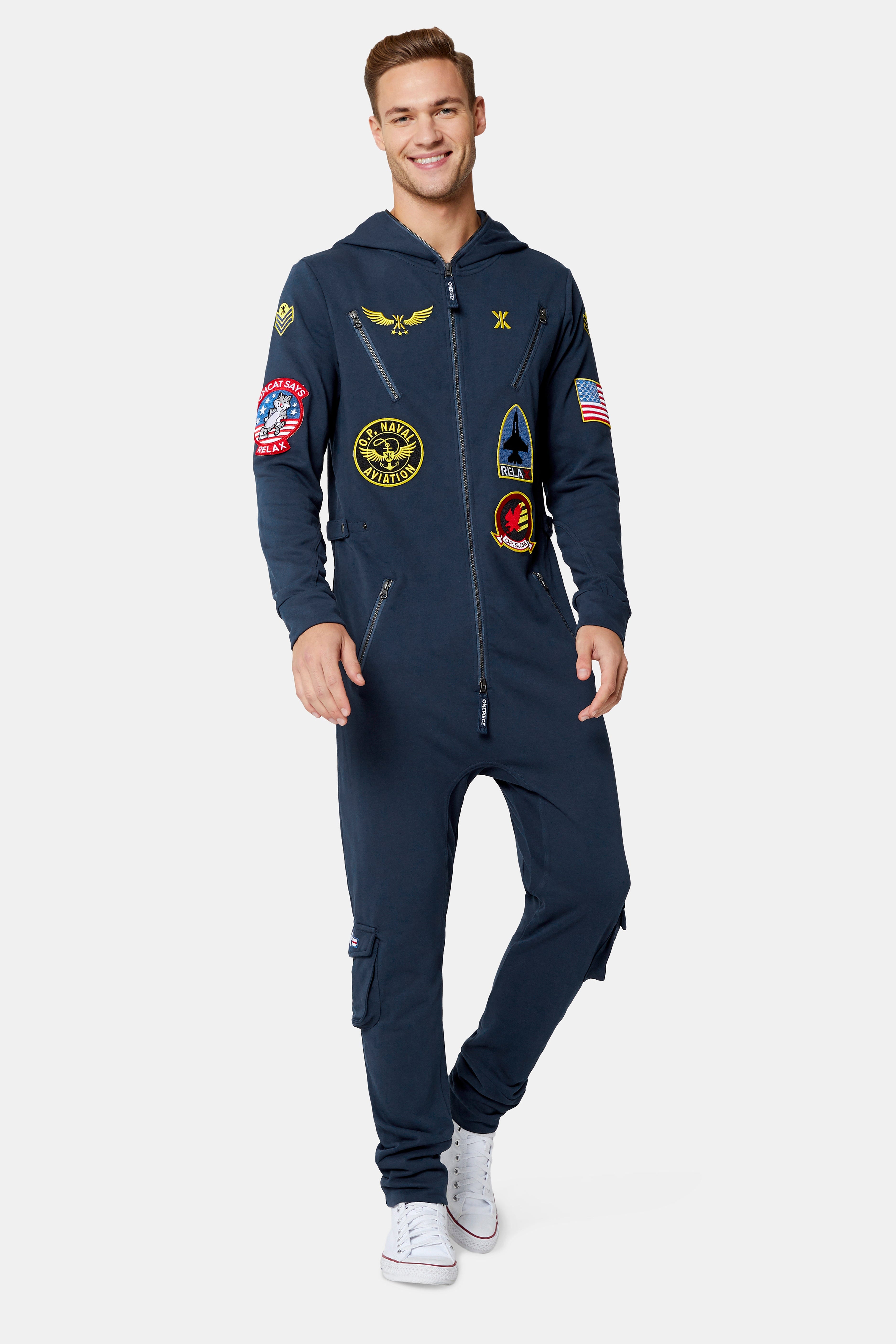 Aviator Onesie Midnight Blue