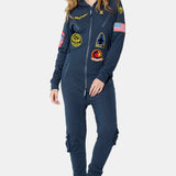 Aviator Onesie Midnight Blue