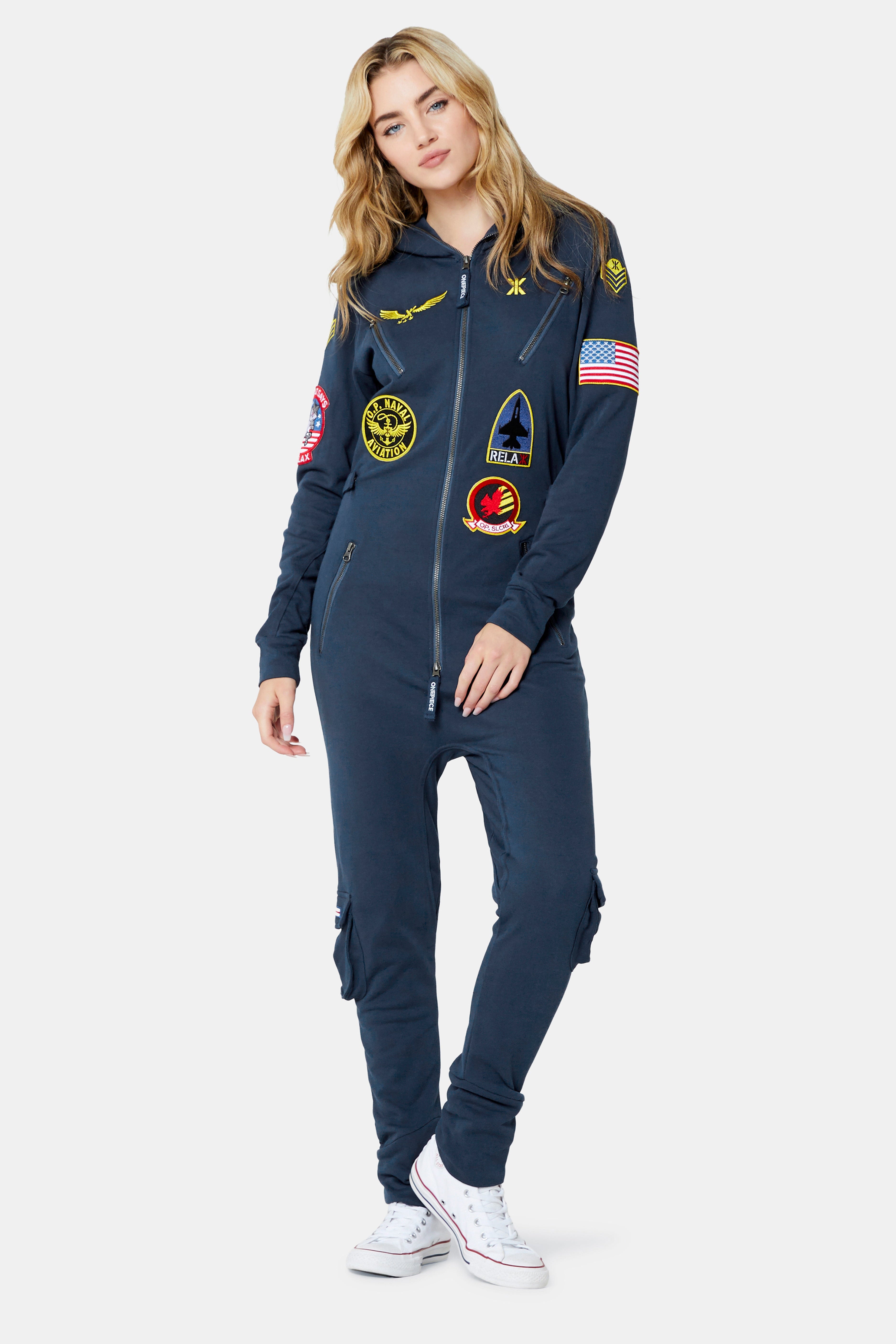 Aviator Onesie Midnight Blue