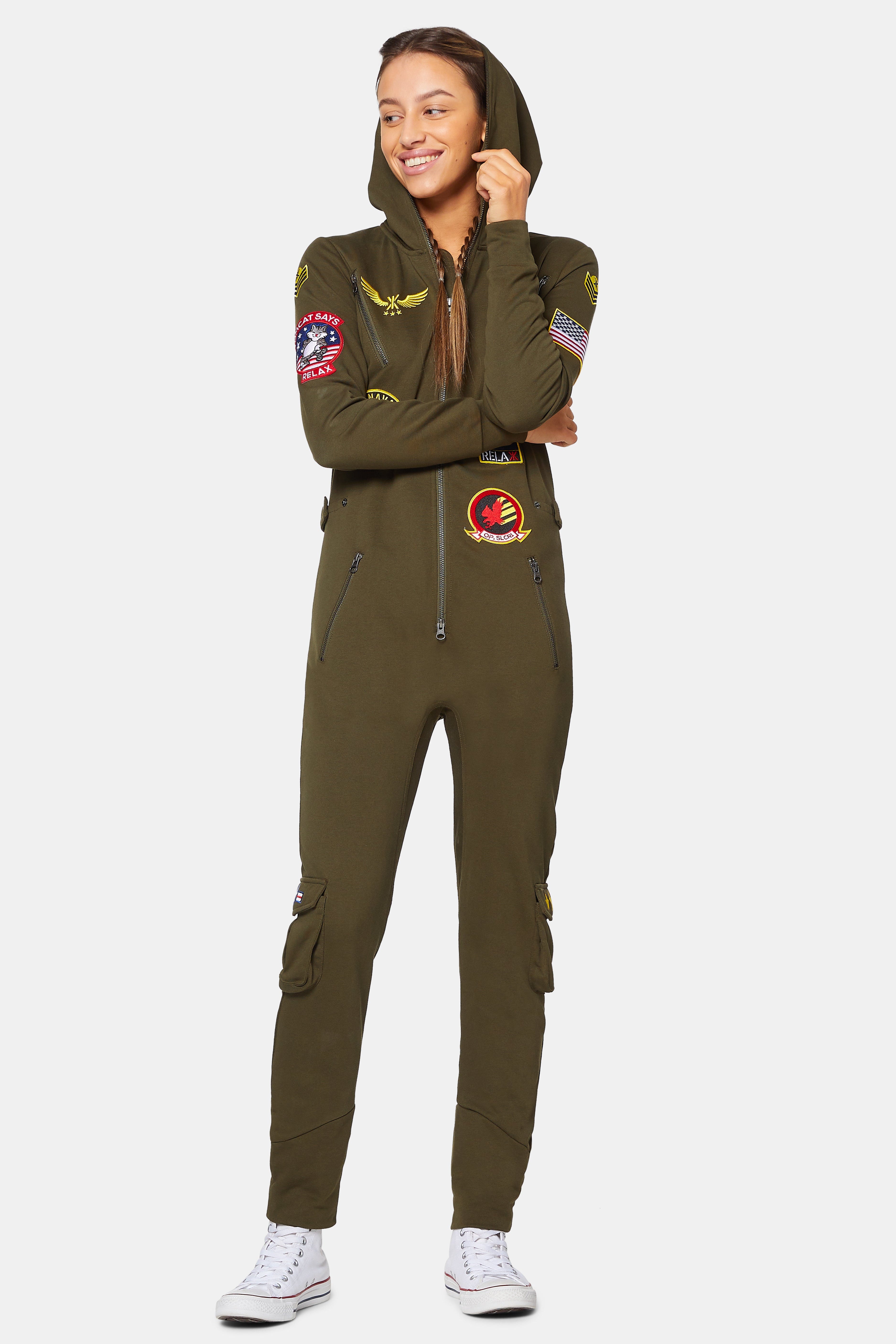 Aviator Onesie Green