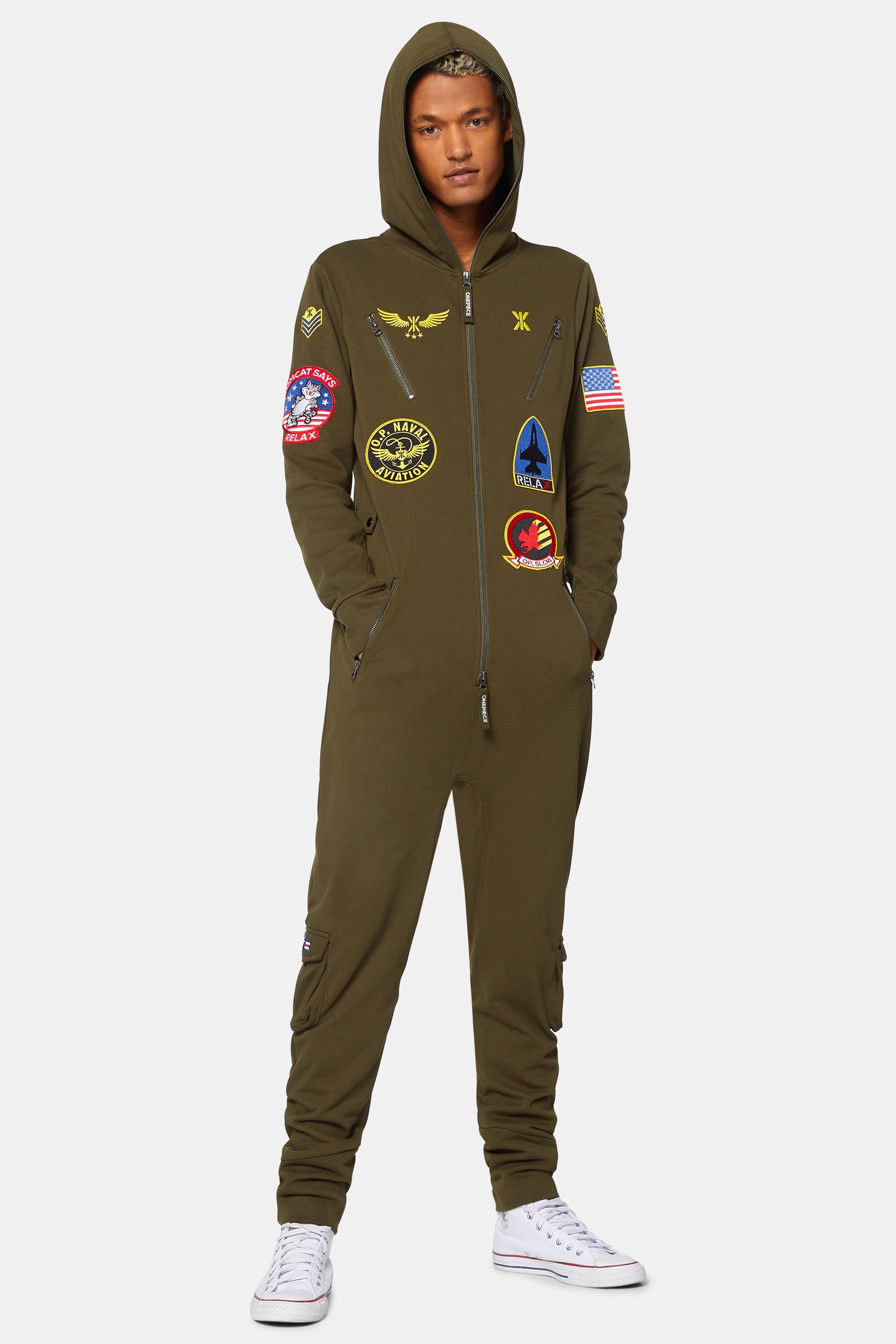 Aviator Onesie Green