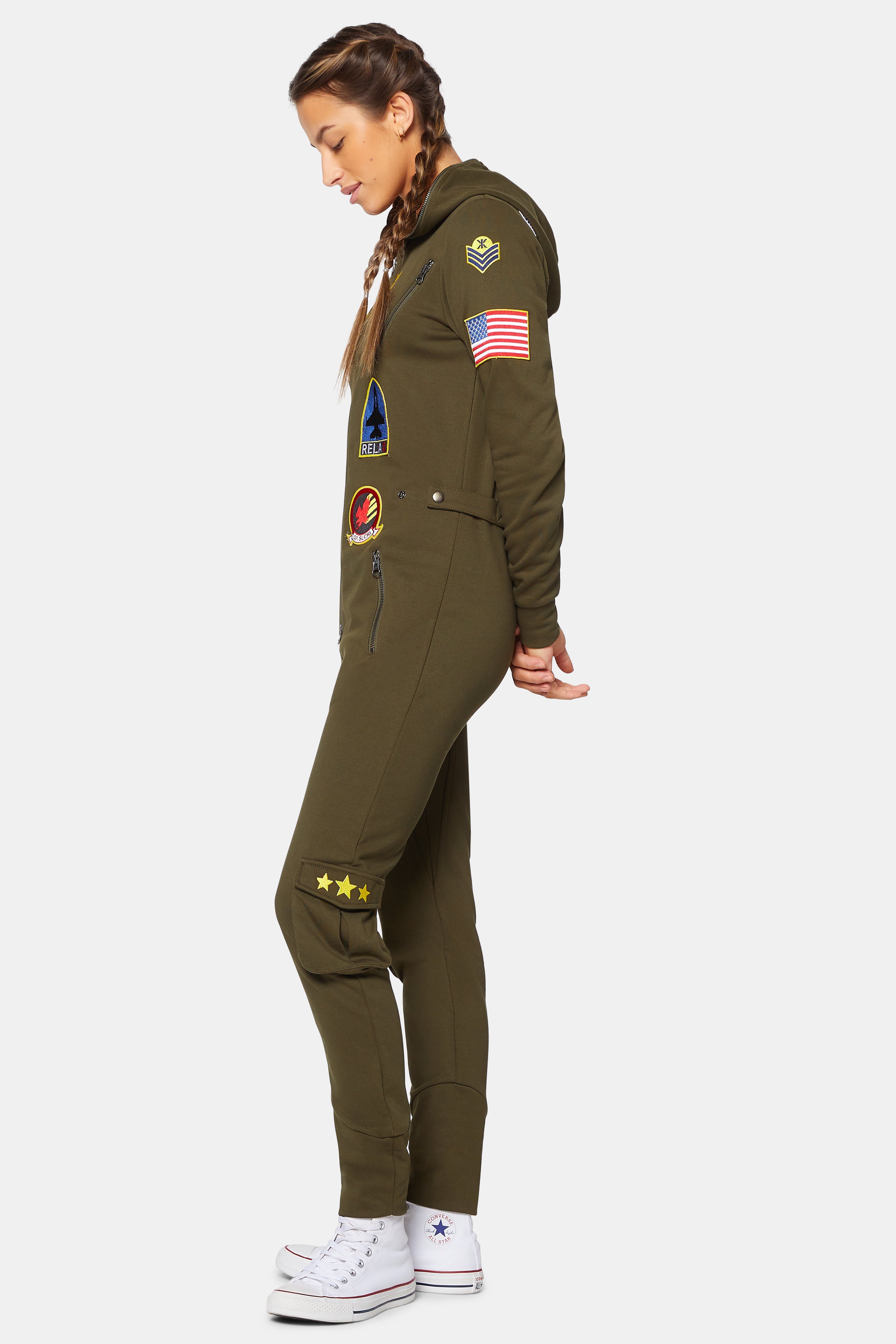 Aviator Onesie Green