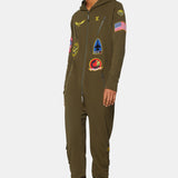Aviator Onesie Green
