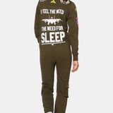 Aviator Onesie Green