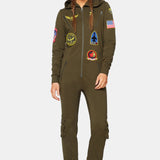 Aviator Onesie Green
