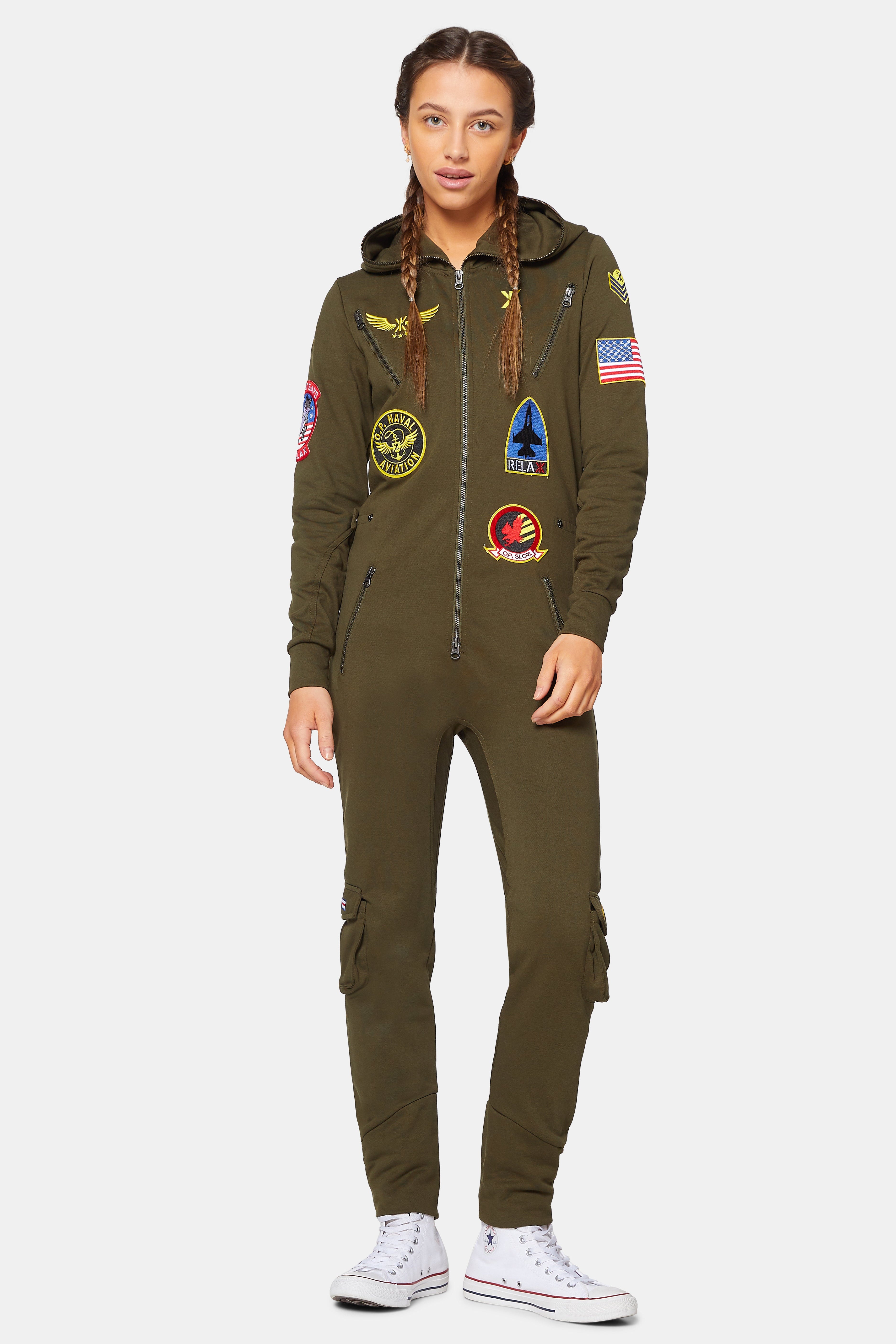 Aviator Onesie Green