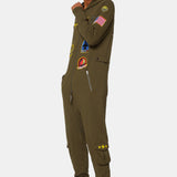 Aviator Onesie Green