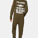Aviator Onesie Green