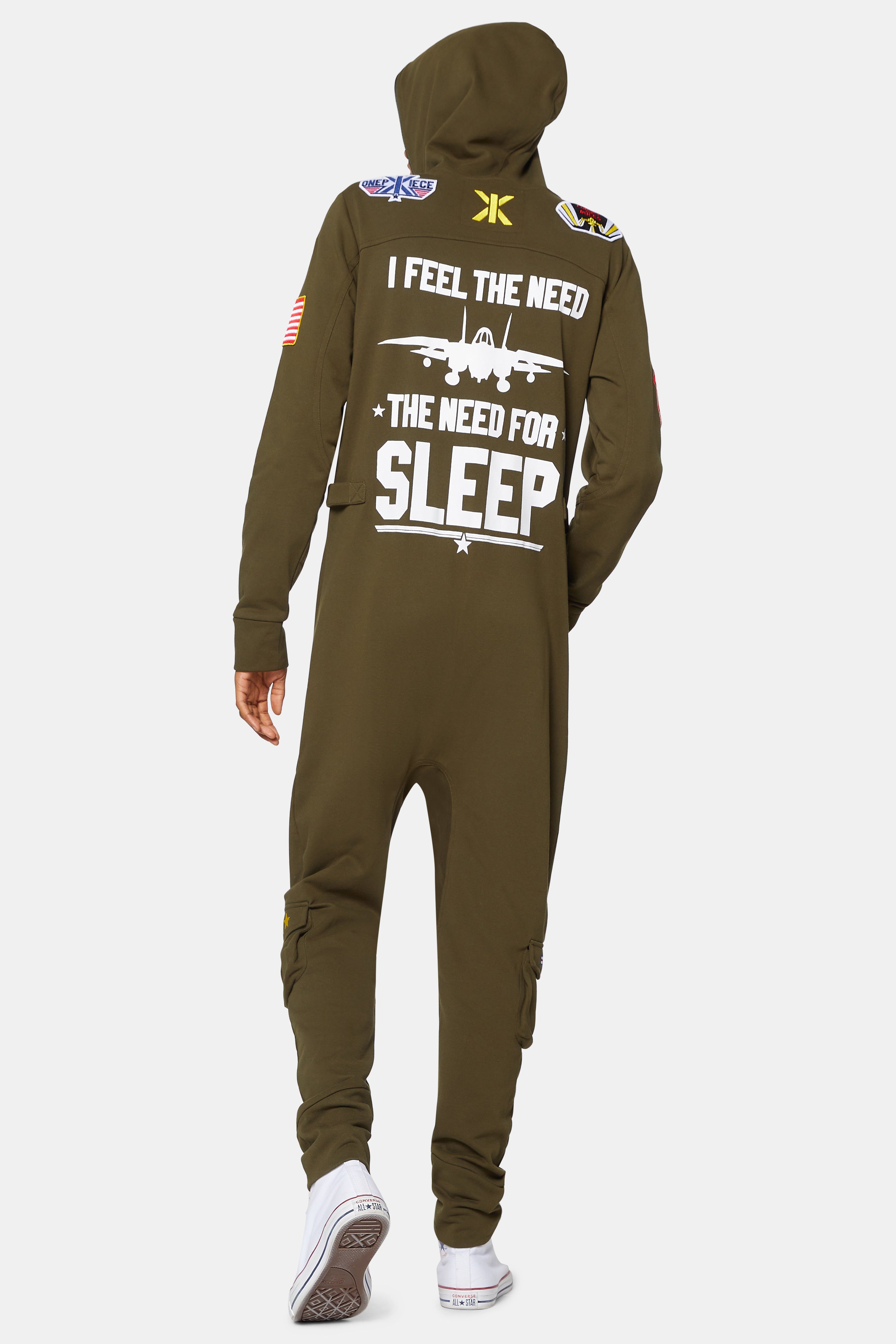 Aviator Onesie Green