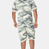 Cargo Short Jumpsuit Army Camo