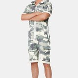 Cargo Short Jumpsuit Army Camo