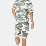 Cargo Short Jumpsuit Army Camo