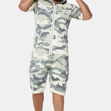 Cargo Short Jumpsuit Army Camo