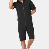 Cargo Short Jumpsuit Black