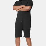 Cargo Short Jumpsuit Black